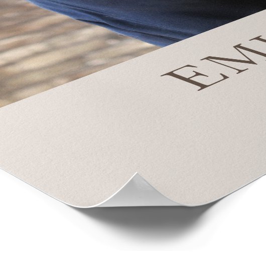 結婚式場　着席自由のサイン ポスター (角)