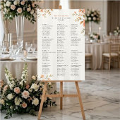 結婚式座席表 | フラワーウェディングサインレセプション ポスター