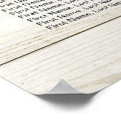 結婚式座席表 多肉植物 ラスティックウッド ポスター (角)