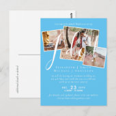 結婚式延期　日程変更　披露宴 ポストカード (正面/裏面)