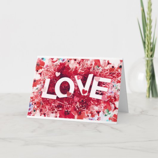 結婚式当日のカードに カード (正面)