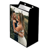 結婚式当日の写真 ミディアムペーパーバッグ (裏面アングル)