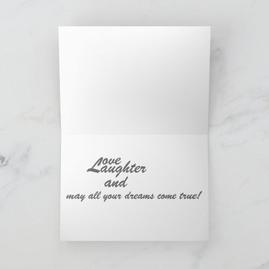 結婚式当日の姉/弟へ カード (内部)