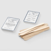 結婚式当日の旅程表 イベント タイムライン ハンドファン (組立なし)