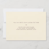 結婚式当日の義父へのカード（レトロスタイル） 招待状 (裏面)