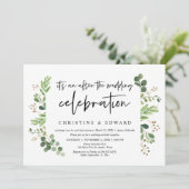 結婚式後のお祝い, 結婚式のお祝い後 招待状 (スタンド正面)