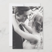 結婚式後のハッピーエバーアフター パーム セーブザデート (裏面)