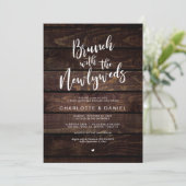 結婚式後のラスティックなブランチ, 新婚夫婦とのブランチ 招待状 (スタンド正面)