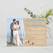 結婚式後の披露宴のみの写真テンプレート招待状 招待状 (スタンド正面)