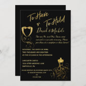 結婚式後の披露宴招待状 招待状 (正面/裏面)