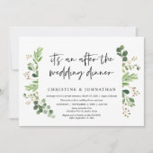 結婚式後の食事会, 結婚式後ディナー 招待状 (正面)