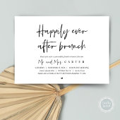 結婚式後ハッピーブランチ 招待状