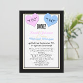 結婚式後パーティーの招待状 - 承諾しました 招待状 (スタンド正面)