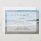 結婚式後パーティーの招待状 招待状 (正面)