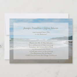 結婚式後パーティーの招待状 招待状