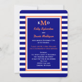 結婚式後パーティー招待状 - 海事 招待状 (正面)