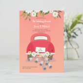 結婚式後ランチへのご招待 招待状 (スタンド正面)