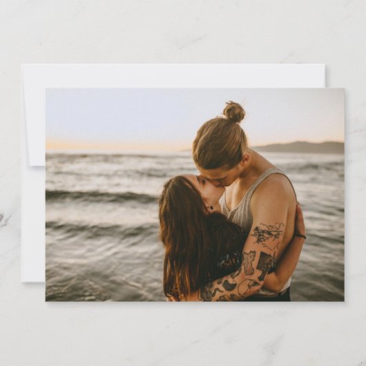 結婚式後招待状 招待状 (裏面)