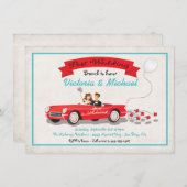 結婚式後 ブランシュ レセプションの招待状 招待状 (正面/裏面)