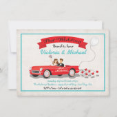 結婚式後 ブランシュ レセプションの招待状 招待状 (正面)