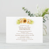 結婚式後 ラスティック サンショウオ 招待状 (スタンド正面)