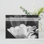 結婚式後 披露宴 招待状 -- 春のチューリップ (スタンド正面)