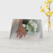 結婚式手 カード (黄色い花)