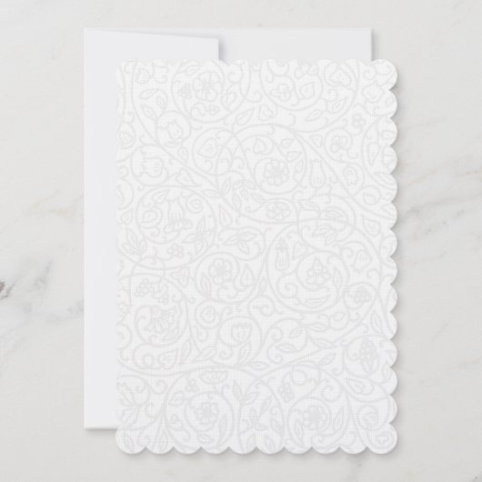 結婚式招待状が花嫁の両親が主催 招待状 (裏面)