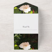 結婚式招待状すべて1つ オールインワン招待状 (外側)