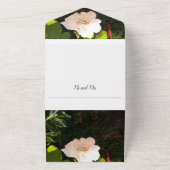 結婚式招待状すべて1つ オールインワン招待状 (外側)