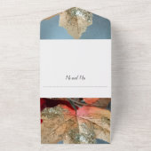 結婚式招待状すべて1つ オールインワン招待状 (外側)