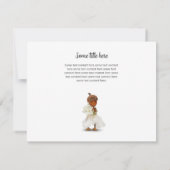 結婚式招待状とアコーン小人恋 招待状 (裏面)