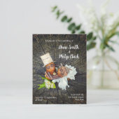 結婚式招待状とアコーン小人恋 招待状 (スタンド正面)