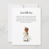 結婚式招待状とアコーン小人恋 招待状 (裏面)