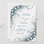 結婚式招待状と愛 招待状 (正面)