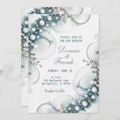 結婚式招待状と愛 招待状 (正面/裏面)