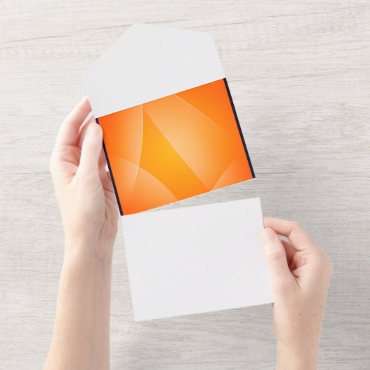 結婚式招待状と文房具 オールインワン招待状 (貼ってはがせる)