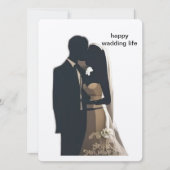 結婚式招待状と文房具 招待状 (正面)