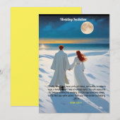 結婚式招待状にペテロの手紙3:8-9が紹介されました 招待状 (正面/裏面)