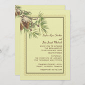 結婚式招待状に耐えること 招待状 (正面/裏面)