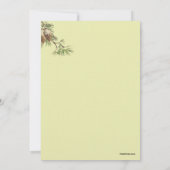 結婚式招待状に耐えること 招待状 (裏面)