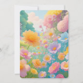 結婚式招待状のお知らせ 招待状 (裏面)