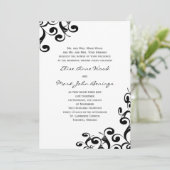 結婚式招待状のテンプレート 招待状 (スタンド正面)