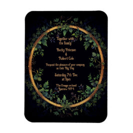 結婚式招待状のパーソナライズ マグネット