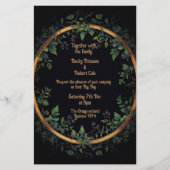 結婚式招待状のパーソナライズ 便箋 (正面)