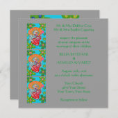 結婚式招待状のマリアッチは骨組にセレナーデを演奏します 招待状 (正面/裏面)