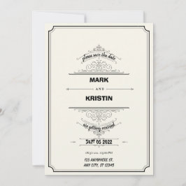 結婚式招待状の伝統的スタイル 招待状