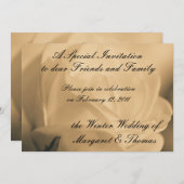 結婚式招待状の保存日付のテンプレートカード セーブザデート (正面/裏面)