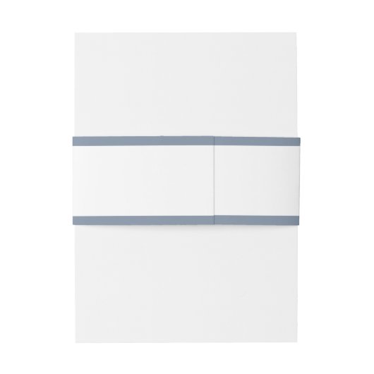 結婚式招待状の覆い|の基本的なボーダー挨りだらけの青 招待状ベリーバンド (裏面例)