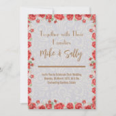 結婚式招待状の語句と招待状オンライン 招待状 (正面)